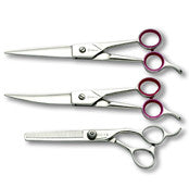 GROOMING SCISSORS AND SHEARS