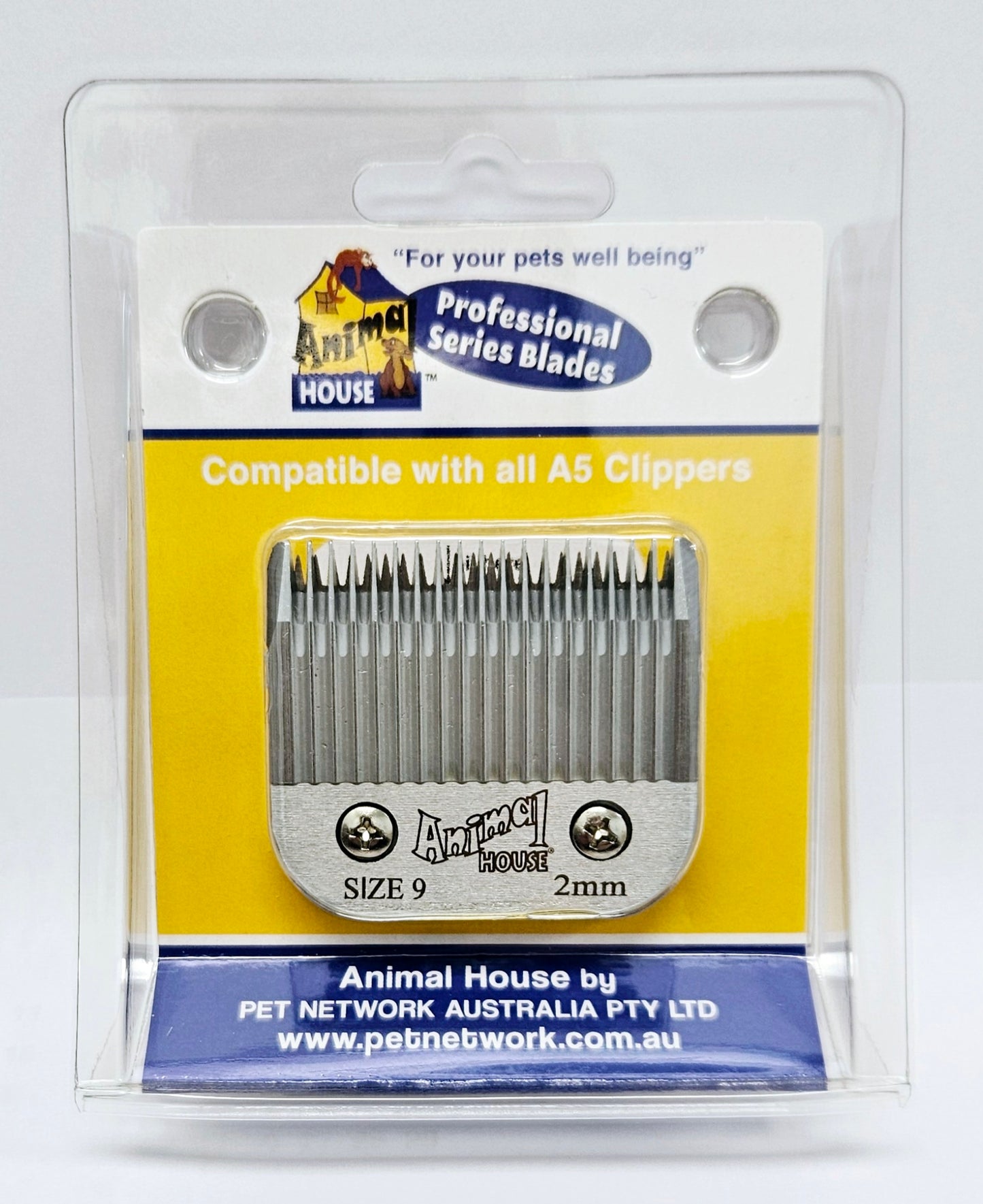 Animal House Prof. Series Stainless Steel Clipper Blades – Assorted Sizes