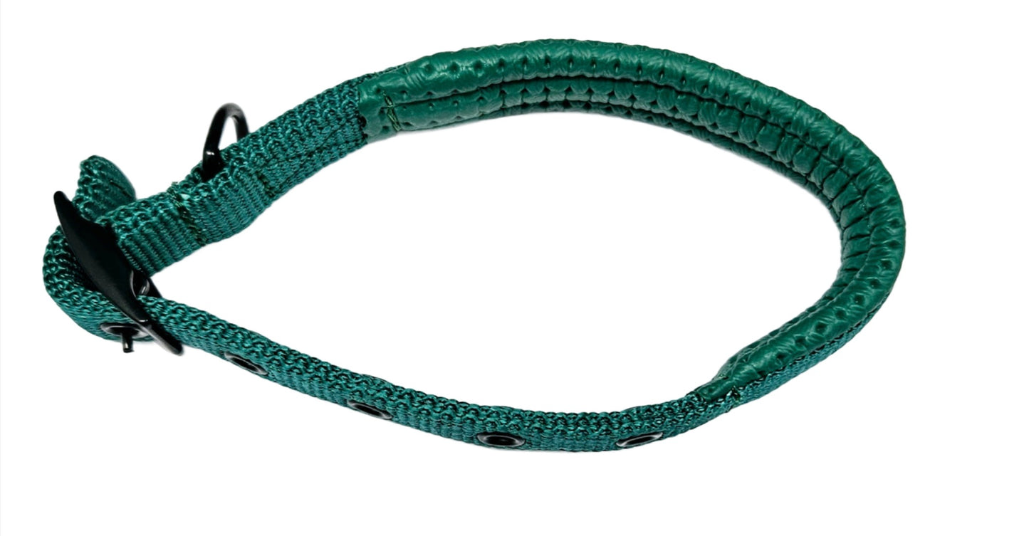 Kra-Mar Padded Adjustable Dog Collar - Assorted Colours & Sizes - SPECIAL (ND)