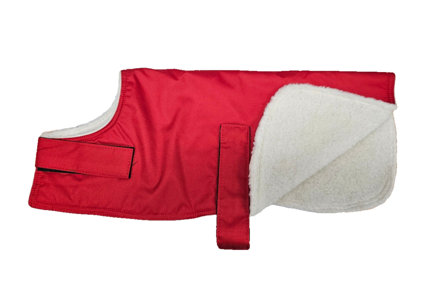 Nylon Dog Coat - Sherpa Lined - 45cm