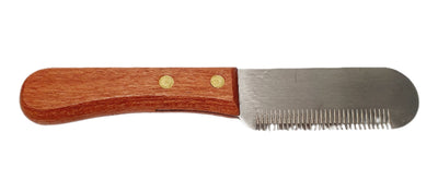 Animal House 31 Tooth Stripping Knife with Wooden Handle