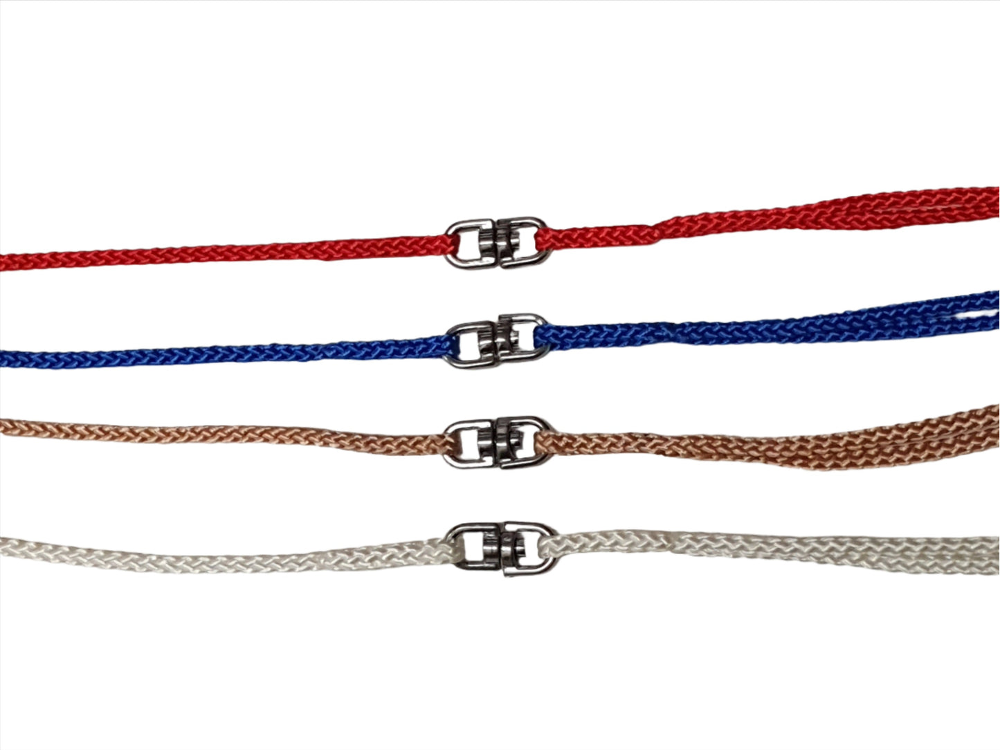 3mm Nylon Cord Show Lead - Assorted Colours