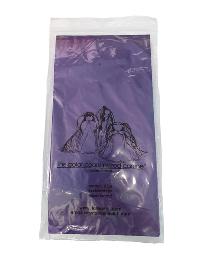 Long Plastic Wrap Dark Purple