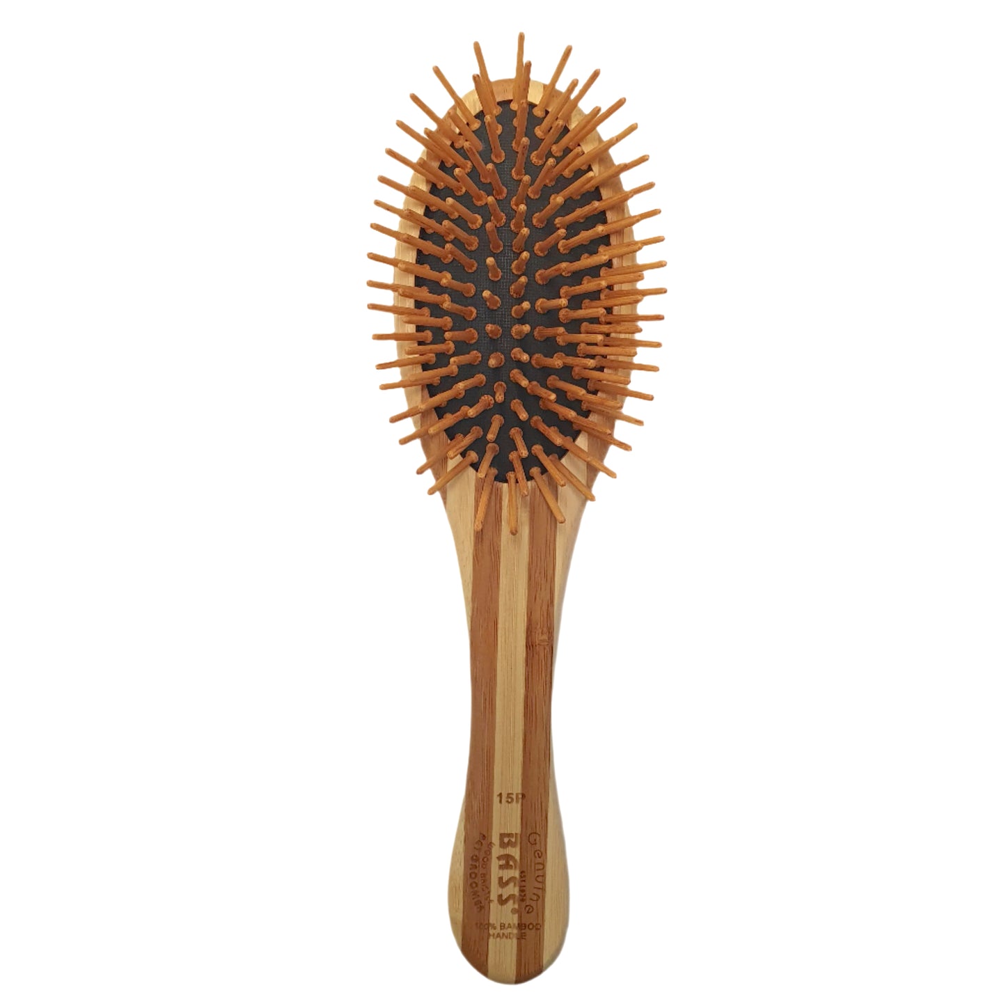 Bass Oval Wooden Pin Brush - Small - 15P
