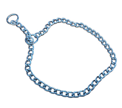 Dog Chain/Choker - Heavy - CHROME - 70cm