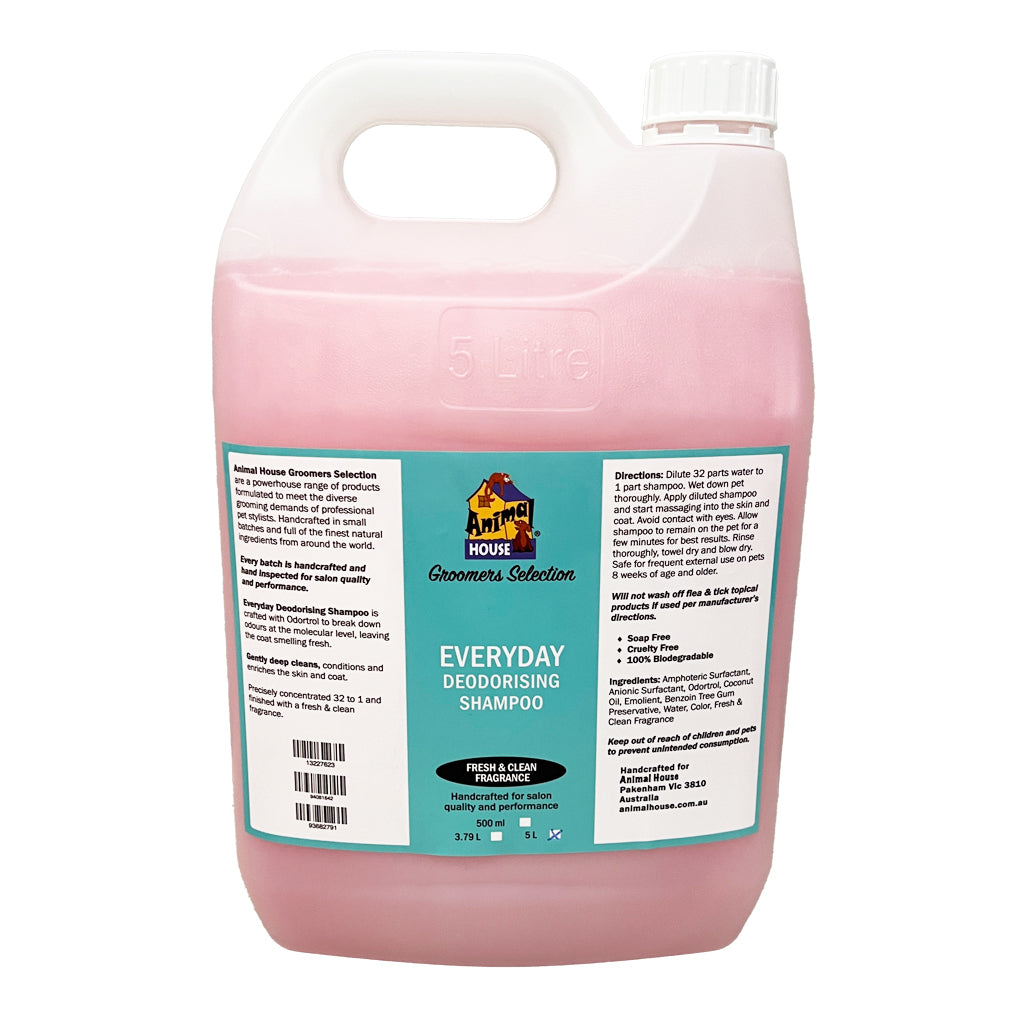 Animal House Groomers Selection Everyday Deodorising Shampoo - Assorted Sizes