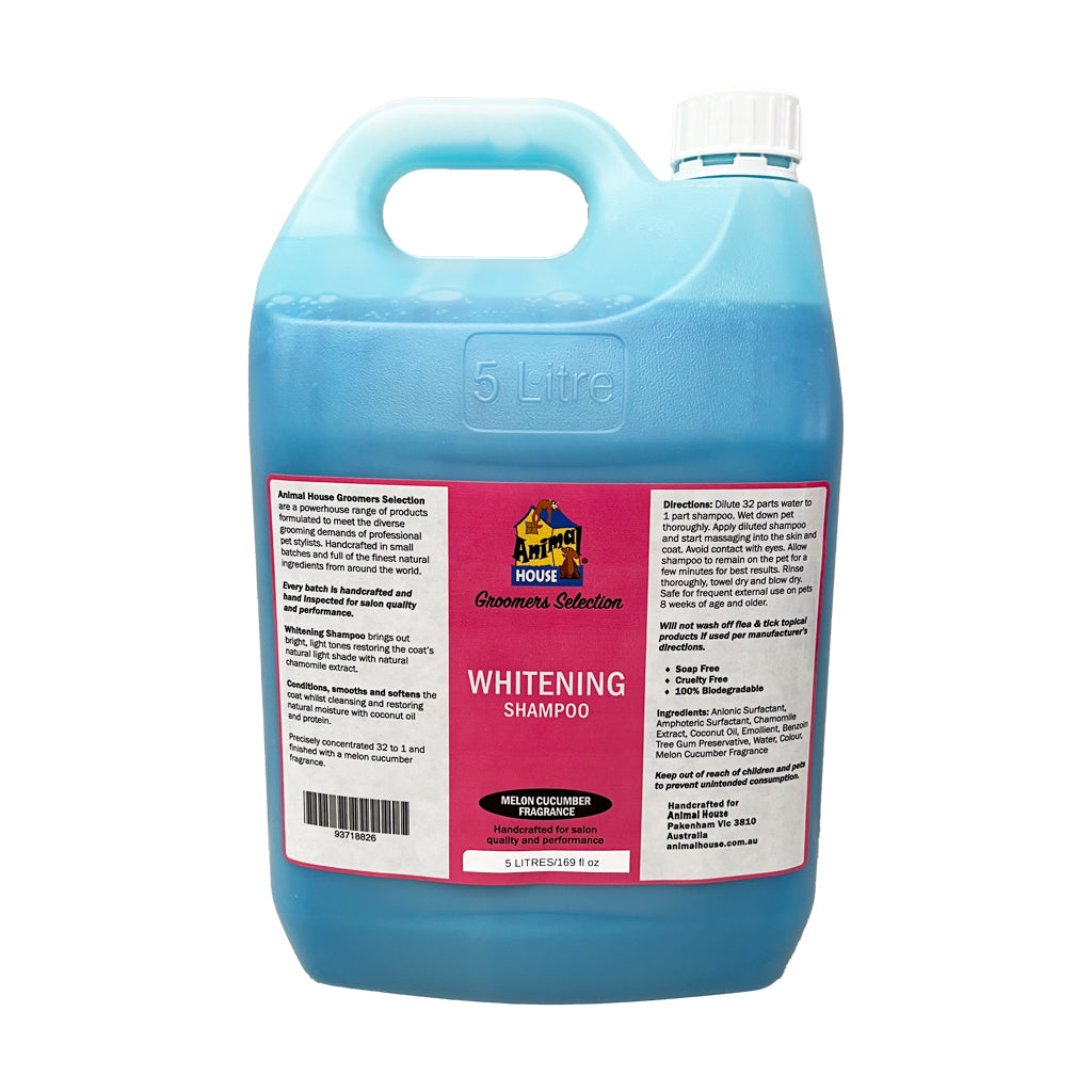 Animal House Groomers Selection Whitening Shampoo for Dogs and Cats - assorted sizes