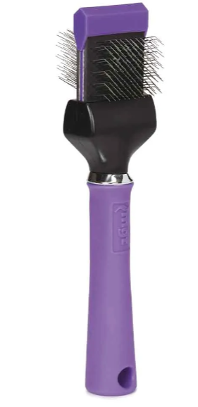 Top Performance Master Grooming Tools - Flexible Slicker Brush – Single/Soft - Purple