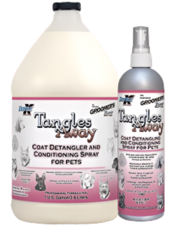 Double K Groomer's Edge Tangles Away Coat Detangling & Conditioning Spray - Assorted Sizes (ND)