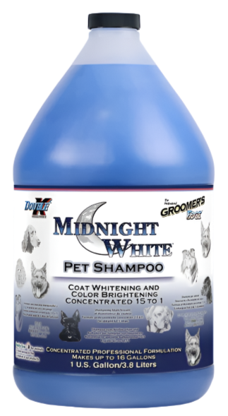 Double K Groomer's Edge Midnight White Pet Shampoo - 3.8 Litres/1 Gallon (ND)