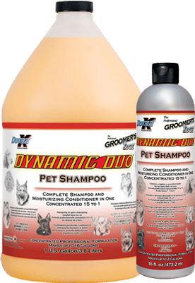 Double K Groomer's Edge Dynamic Duo Pet Shampoo - Assorted Sizes (ND)