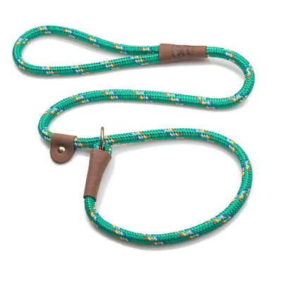 Mendota Slip Dog Lead 1/2" x 4ft - Assorted Colours