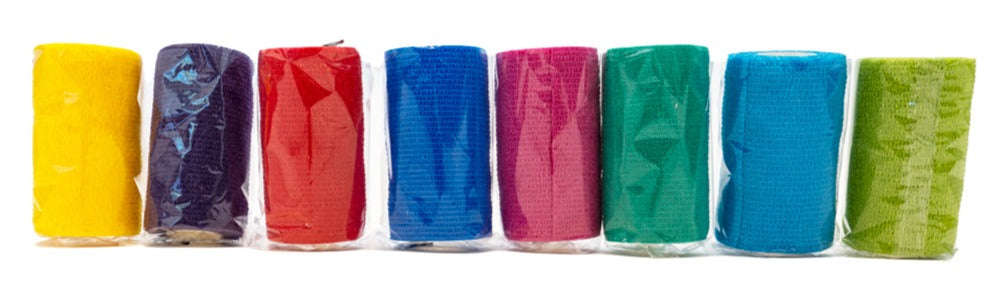 Elastic Bandages - 10cm x 4.5m - Assorted Colours