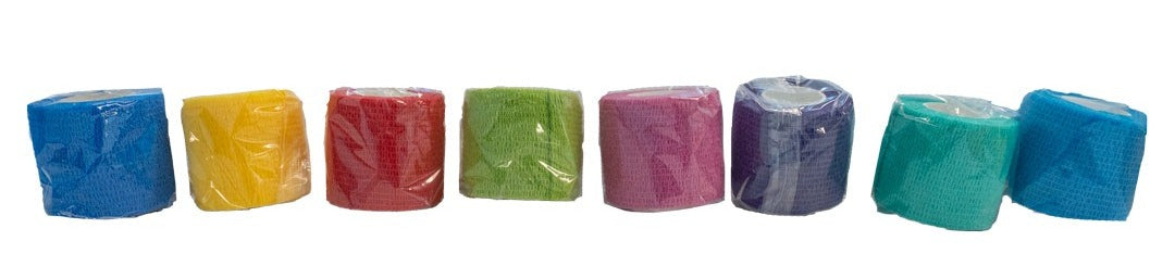 Elastic Bandages - 5cm x 4.5m - Assorted Colours