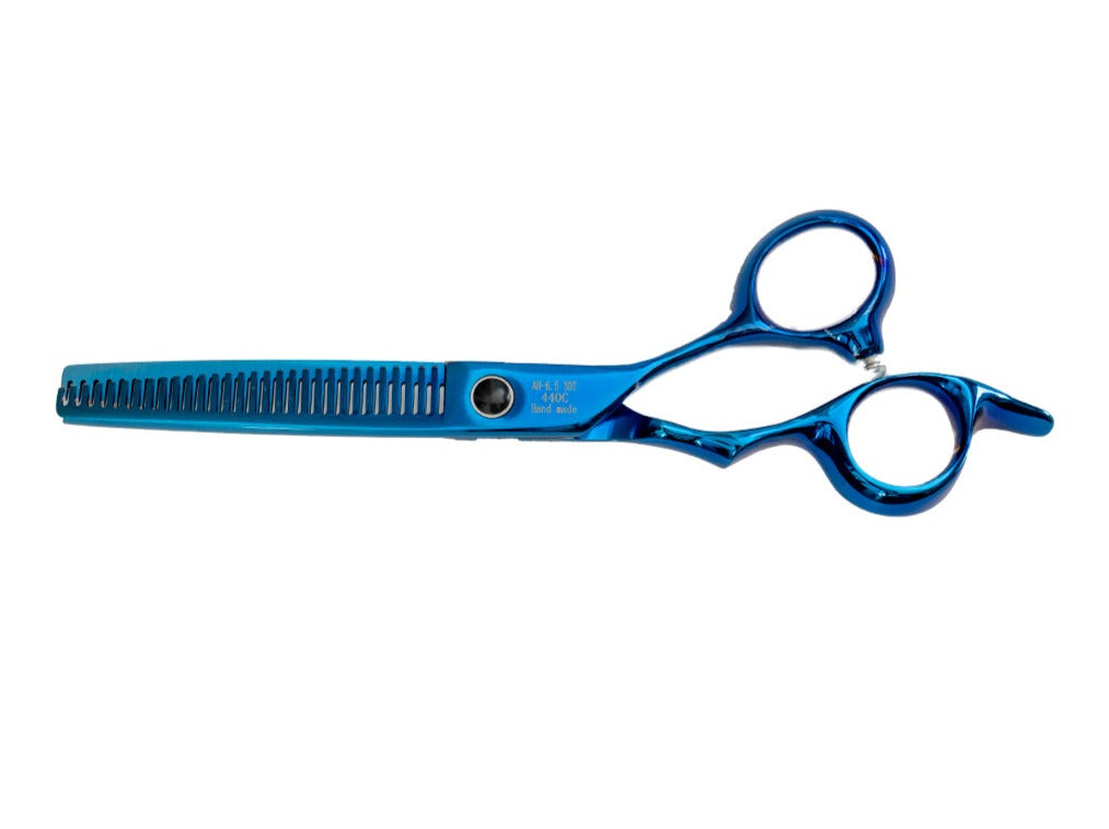 Animal House Prof. Series 6.5" Double Sided 30 Tooth Thinning Shear - BLUE (WH)