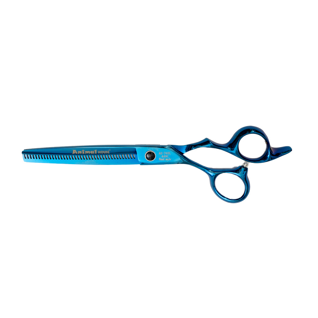 Animal House Prof. Series 7.5" 3 Piece Kit with 40 Tooth Thinner - LEFT HANDED - BLUE (WH)