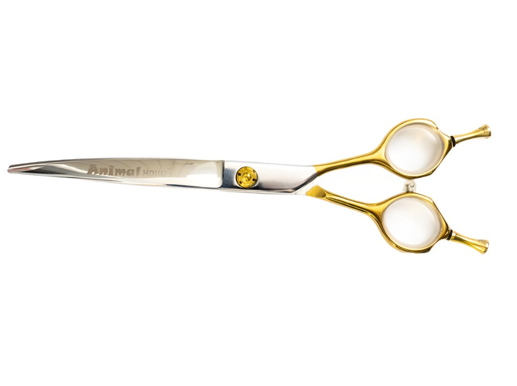 ANIMAL HOUSE PROFESSIONAL SERIES CHROME SHEAR - 6" CURVED SHEAR