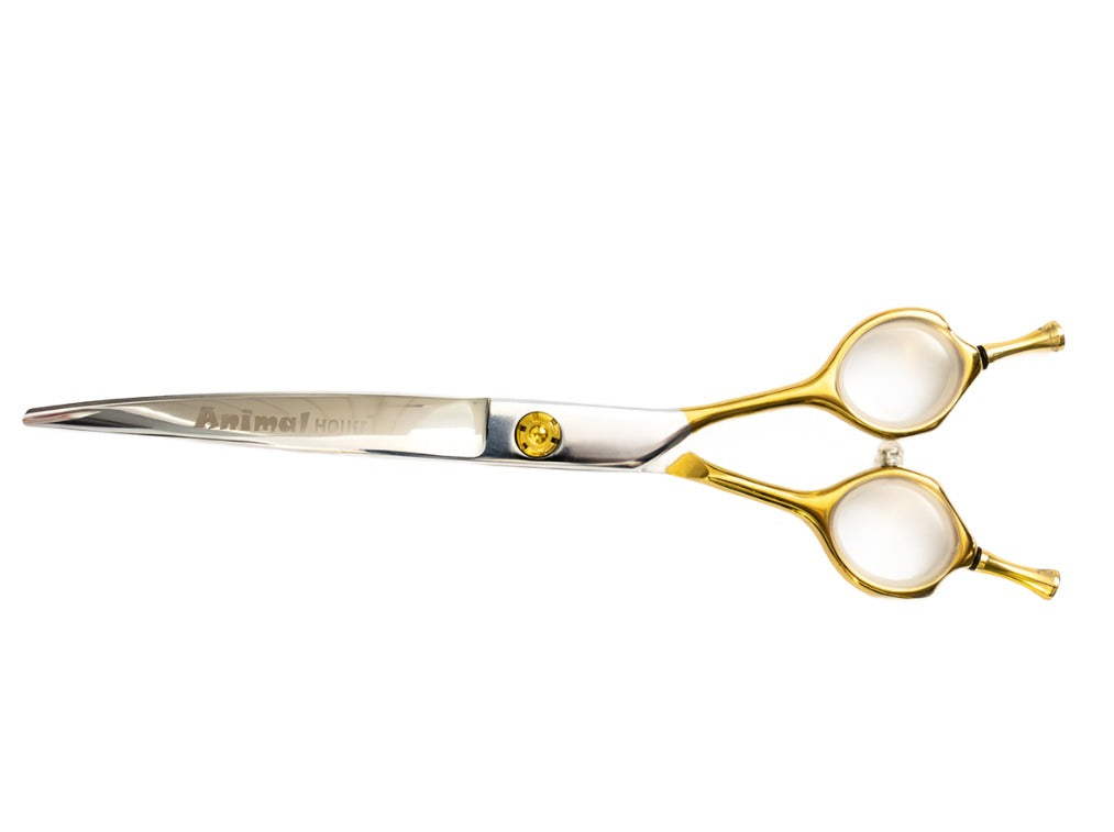 ANIMAL HOUSE PROFESSIONAL SERIES CHROME SHEAR - 7.5" CURVED SHEAR