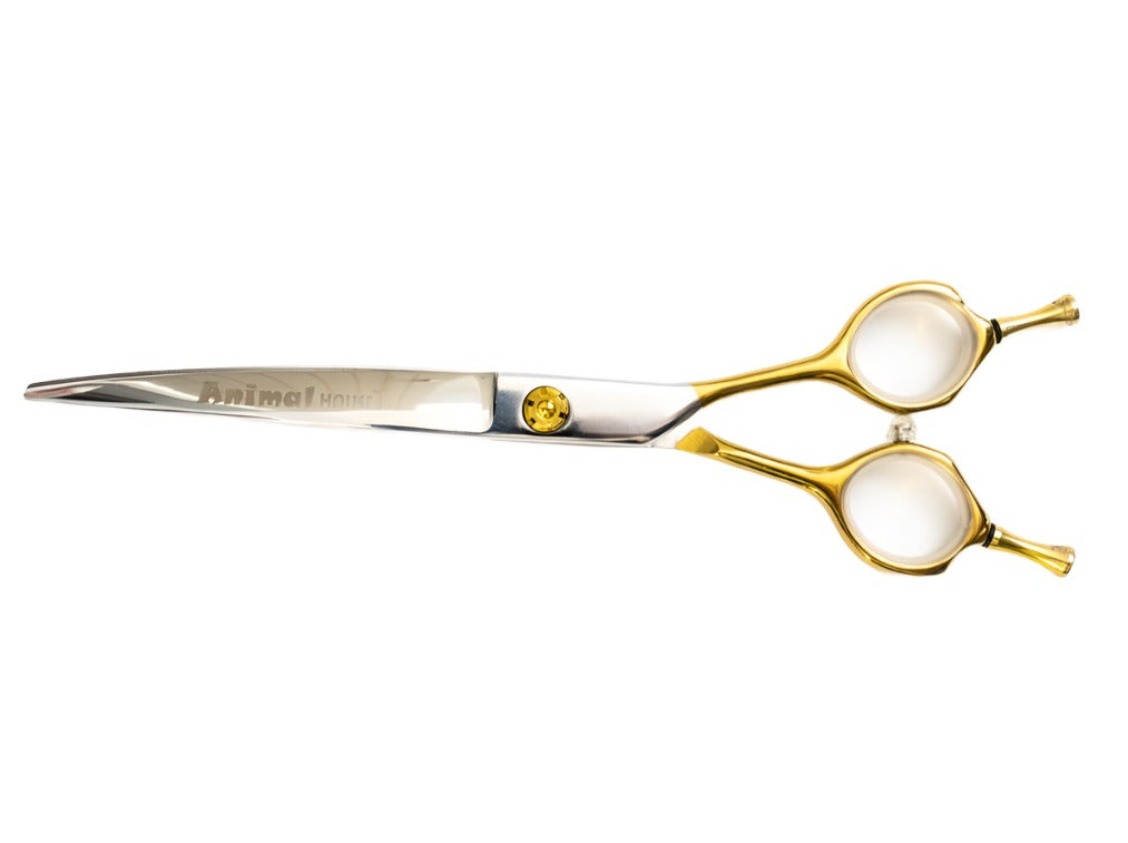 ANIMAL HOUSE PROFESSIONAL SERIES CHROME SHEAR - 8.5" CURVED SHEAR