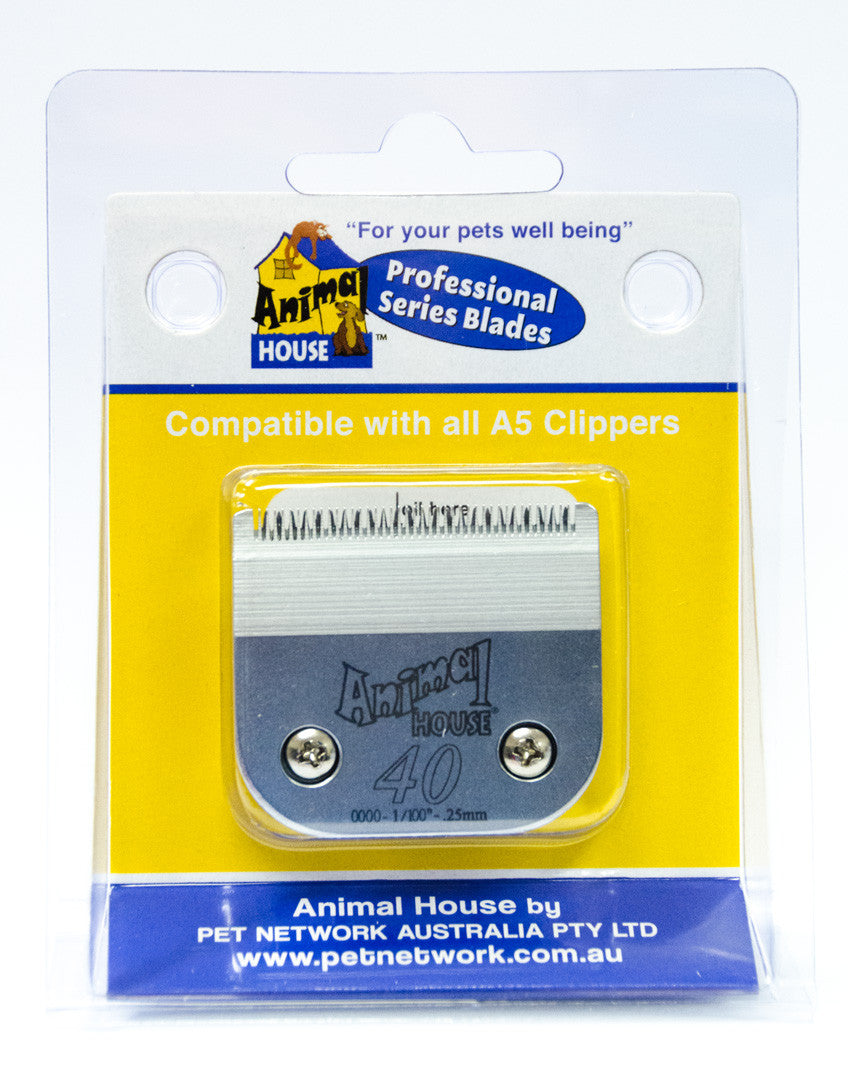 Animal House Prof. Series Stainless Steel Clipper Blades – Assorted Sizes