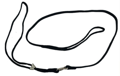Animal House Nylon Push Down Clamp Swivel Show Lead – 8mm X 48" (120cm) - Black