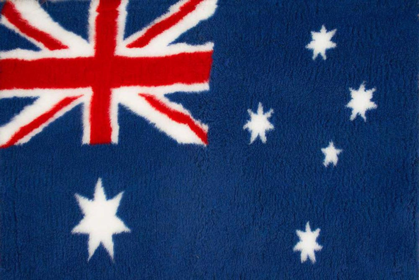 VET BED - RUBBER BACKED - AUSTRALIAN FLAG WITH STARS - 100cm x 75cm