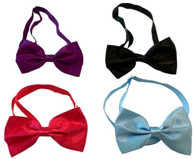 Bow Tie Plain - Pack of 10 - Assorted Colours