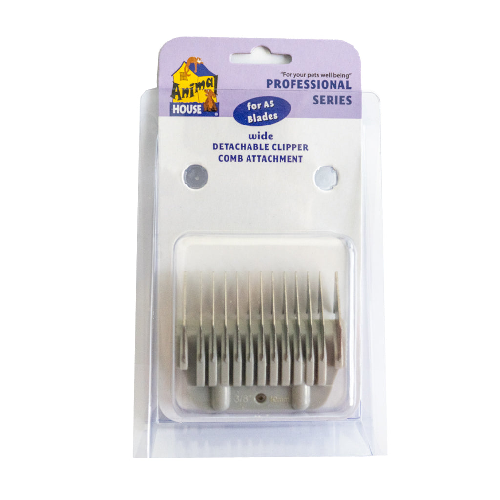 Animal House Prof. Series Metal Detachable Clipper Comb Attachments – WIDE - Assorted Sizes