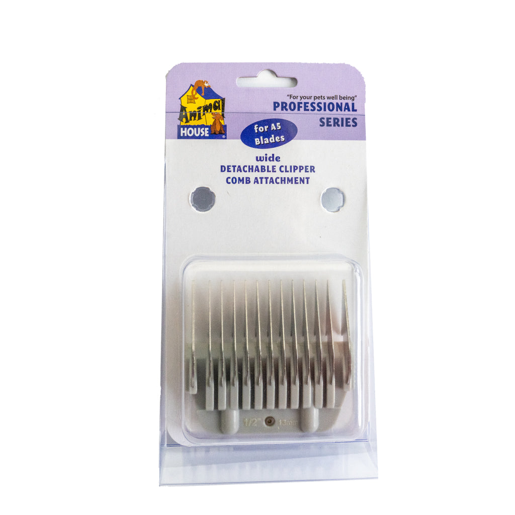 Animal House Prof. Series Metal Detachable Clipper Comb Attachments – WIDE - Assorted Sizes