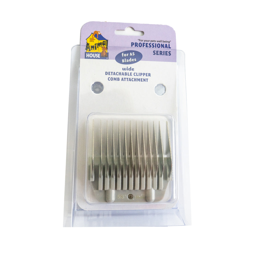 Animal House Prof. Series Metal Detachable Clipper Comb Attachments – WIDE - Assorted Sizes