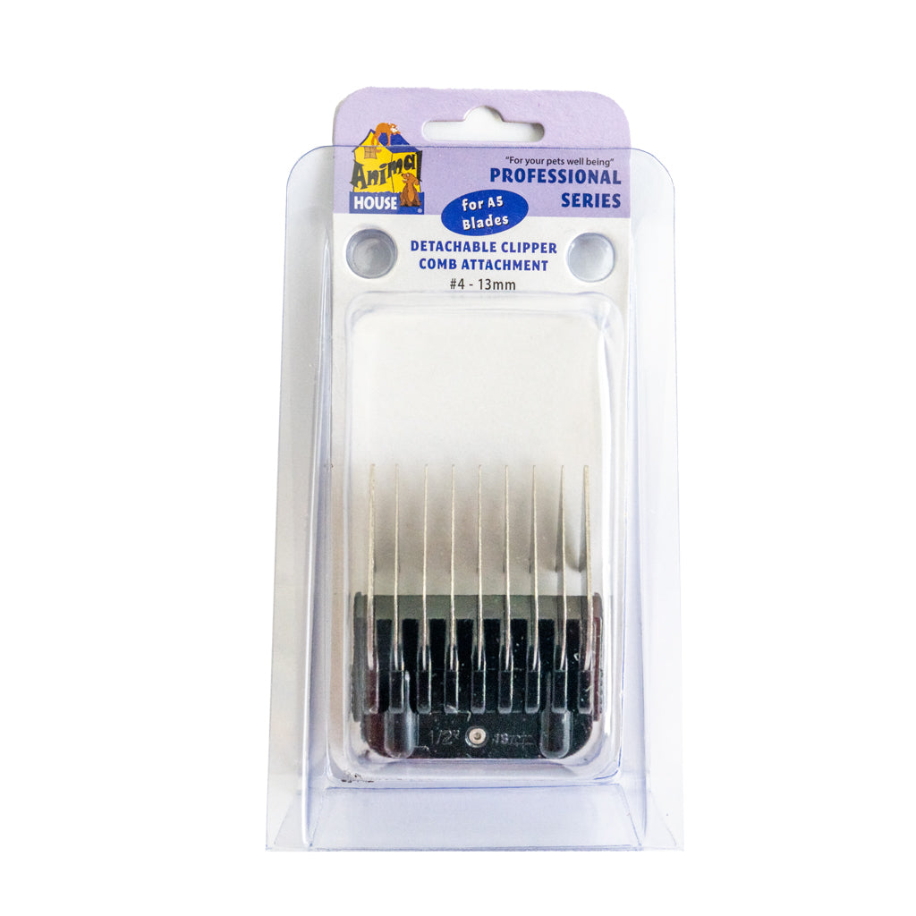 Animal House Prof. Series Metal Detachable Clipper Comb Attachments – Assorted Sizes