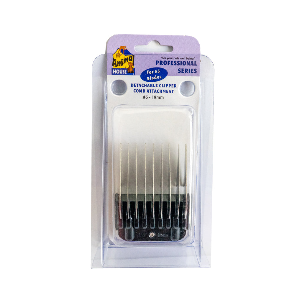 Animal House Prof. Series Metal Detachable Clipper Comb Attachments – Assorted Sizes