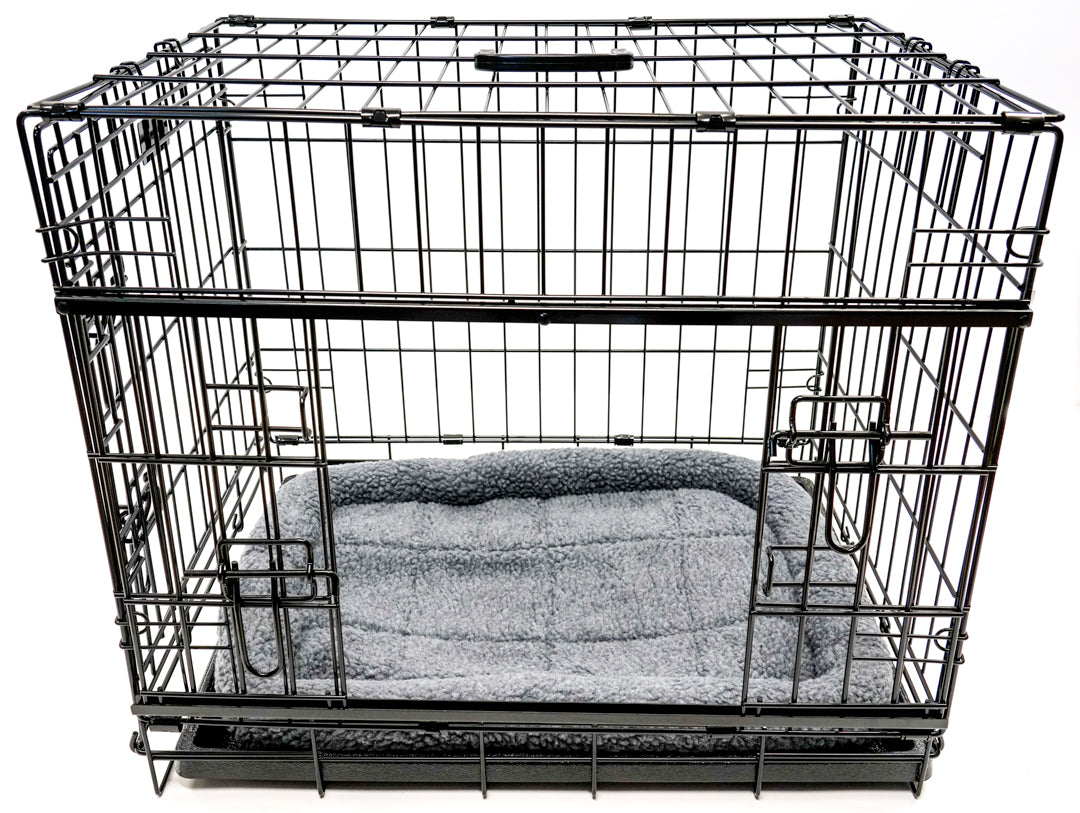 Animal House Crate Cushion/Bed - Grey