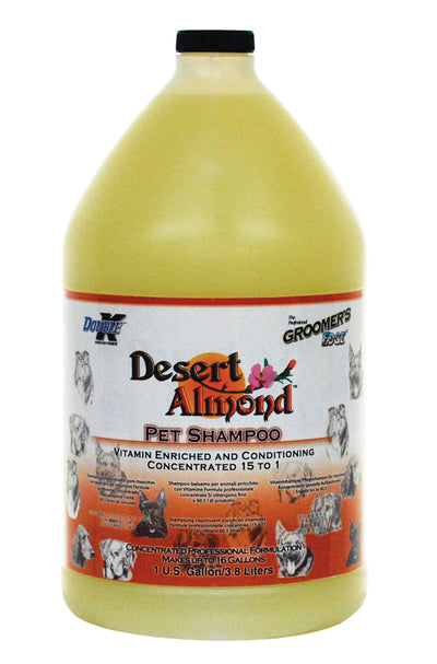Double K Groomer's Edge Desert Almond Pet Shampoo - 3.8 Litres/1 Gallon