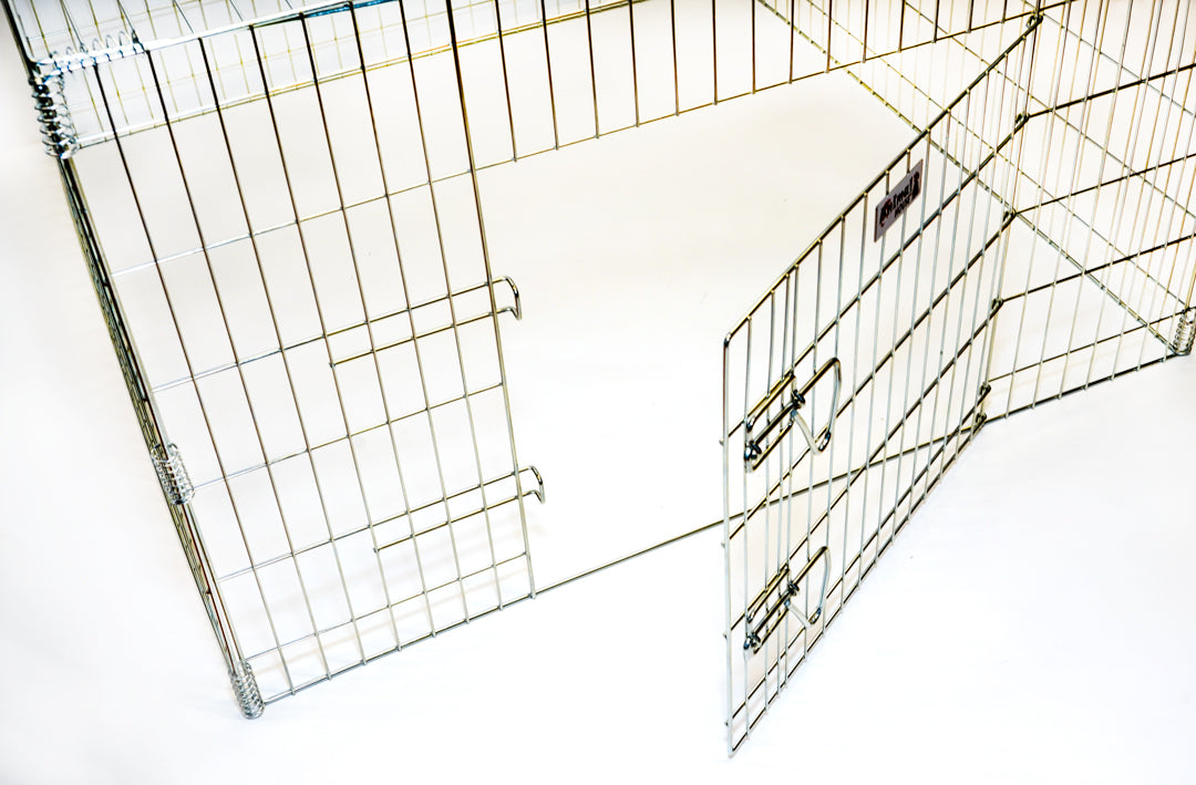 Animal House Dog Pen with Lid - 40" X 40" X 24" (101 X 101 X 61cm)