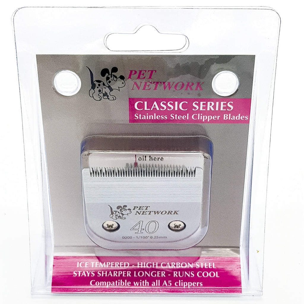 Pet Network Classic Series Stainless Steel Blades - Assorted Sizes