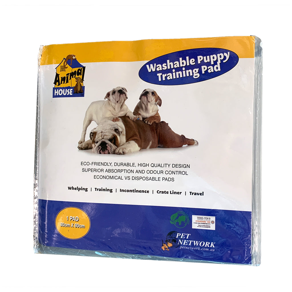 Animal House Washable Puppy Training/Pee Pad – Pack – Assorted Sizes