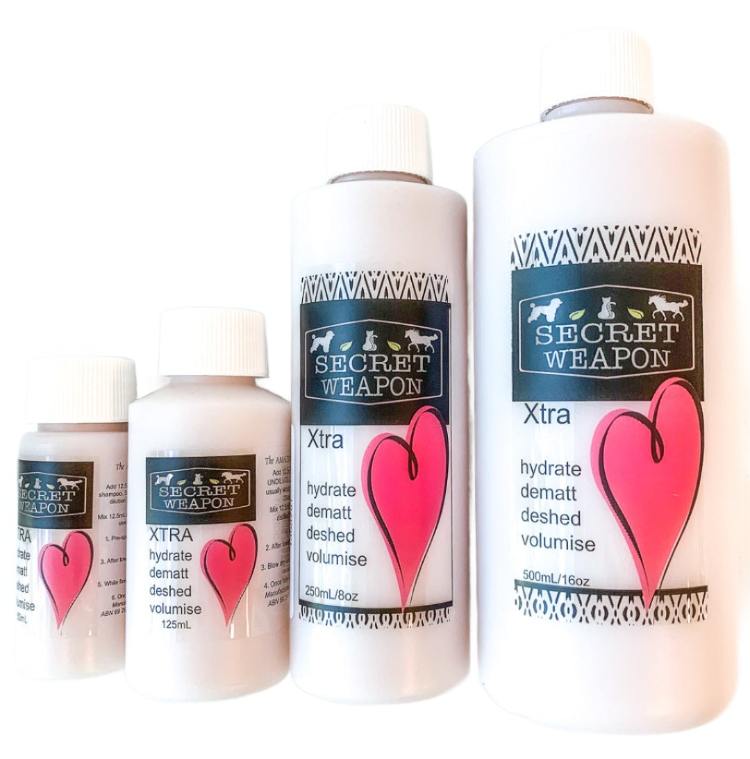 Secret weapon dog shampoo top
