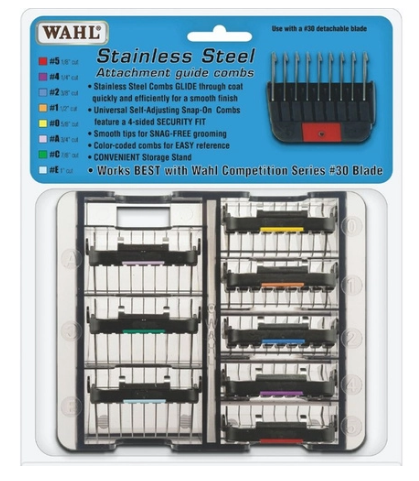 Wahl Stainless Steel Comb Attachment Set For A5 Blades – PetNetwork