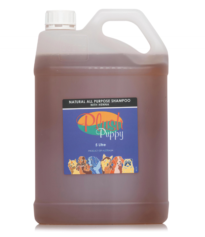 Plush Puppy Natural All Purpose Shampoo with Henna - Assorted Sizes