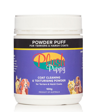 Plush Puppy Powder Puff Cleaning Powder - Terrier - 100gm