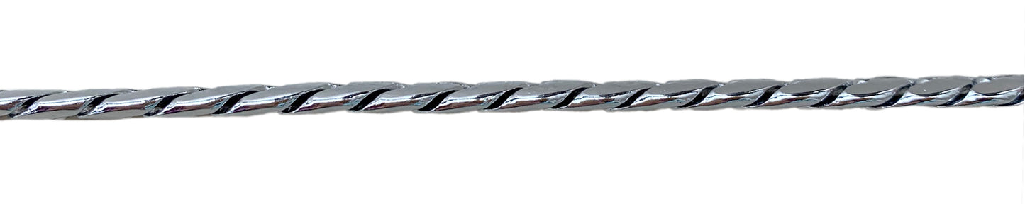 Snake Chain 7.5mm FLAT - CHROME - Assorted Lengths (ND)
