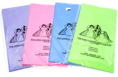 Colour Co-Ordinated Canine Plastic Wrap – Long – Assorted Colours