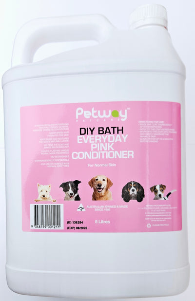 Petway Petcare DIY Bath Everyday Pink Conditioner for Normal Skin - 5 Litres (WH)