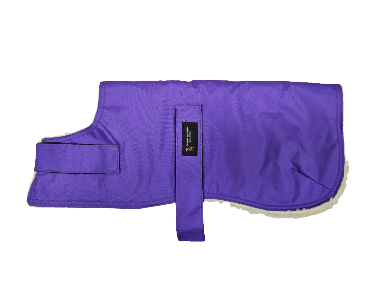 Nylon Dog Coat - Sherpa Lined - 45cm