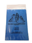 Plastic wrap in electric blue