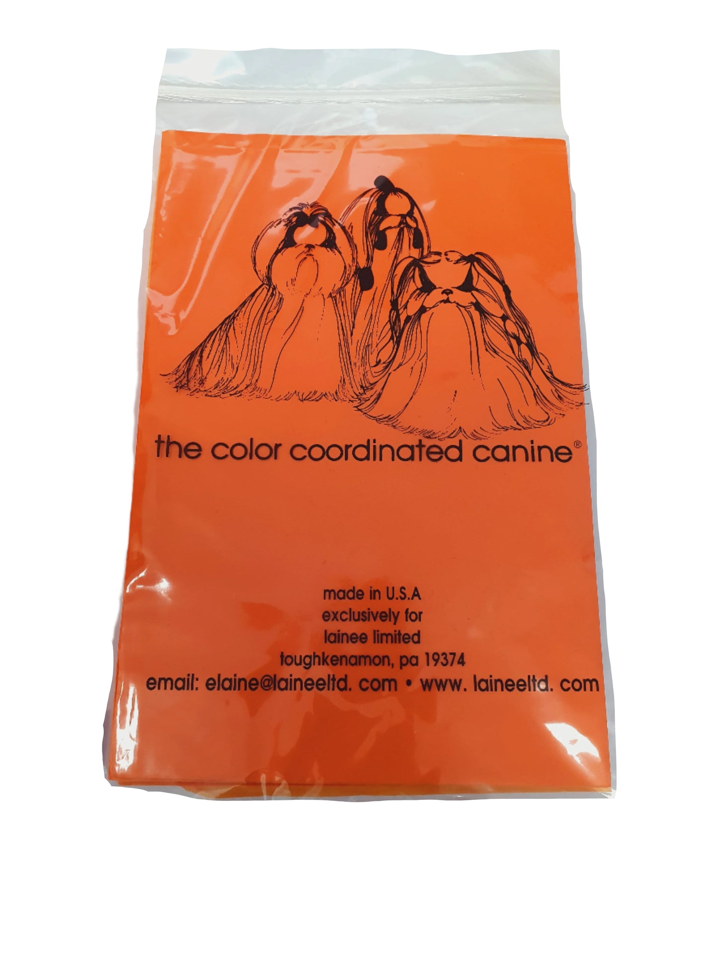 Colour Co-Ordinated Canine Plastic Wrap – Standard – Assorted Colours