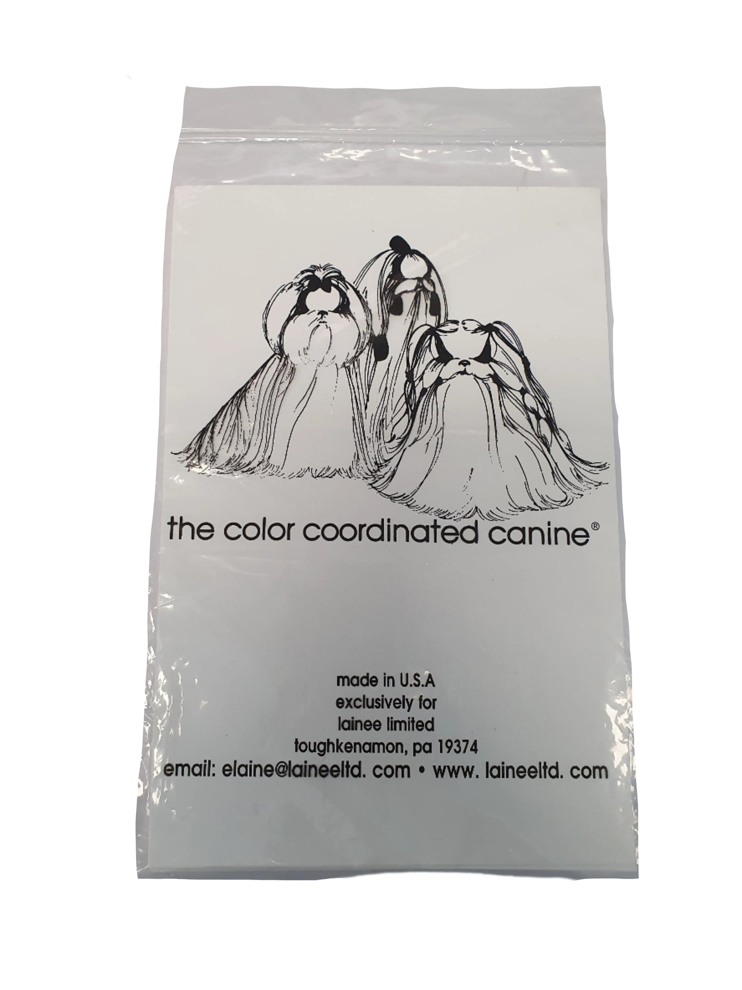 Colour Co-Ordinated Canine Plastic Wrap – Standard – Assorted Colours