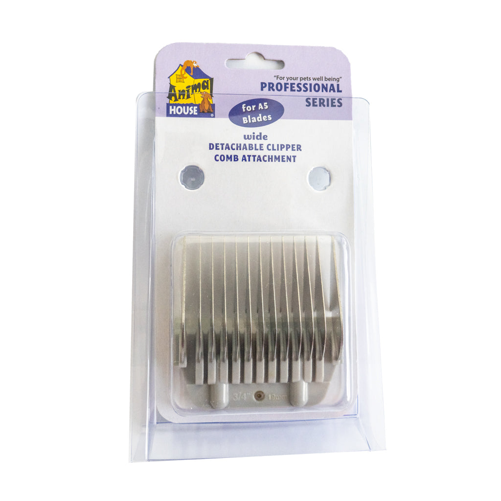 Animal House Prof. Series Metal Detachable Clipper Comb Attachments – WIDE - Assorted Sizes