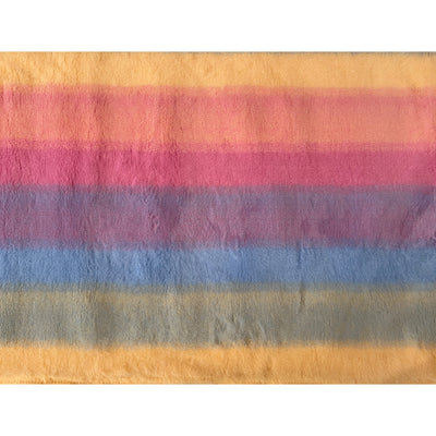 Vet Bed - Rubber Backed - Candy Stripe